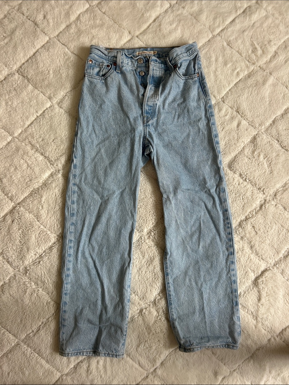 Women’s Levi's Light Blue Straight Leg Jeans